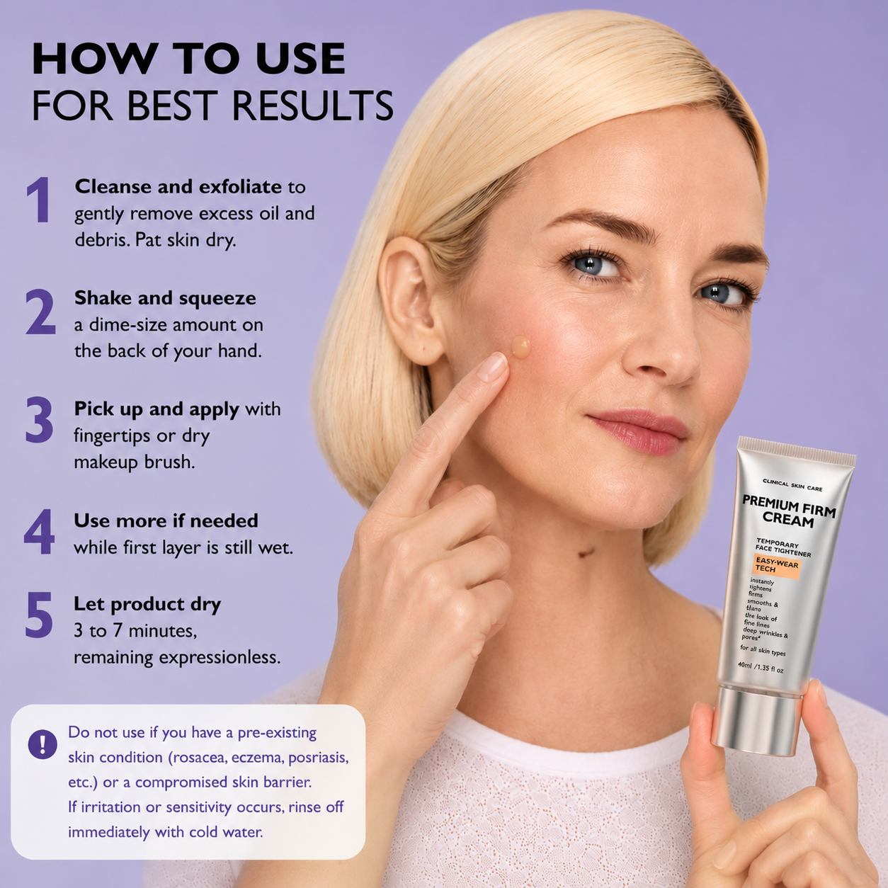 TopSpire™ Instant Firming Temporary Face Tightener Easy-Wear Formula