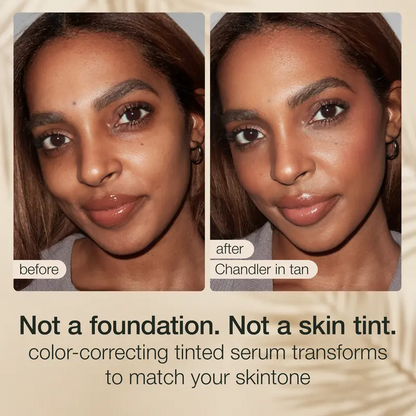 ✨Talenr CC Perfecting Set CC color-correcting tinted serum+ creaseless SPF 30 mineral setting powder