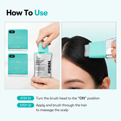 PDRN Reedle Shot Brush Hair Serum
