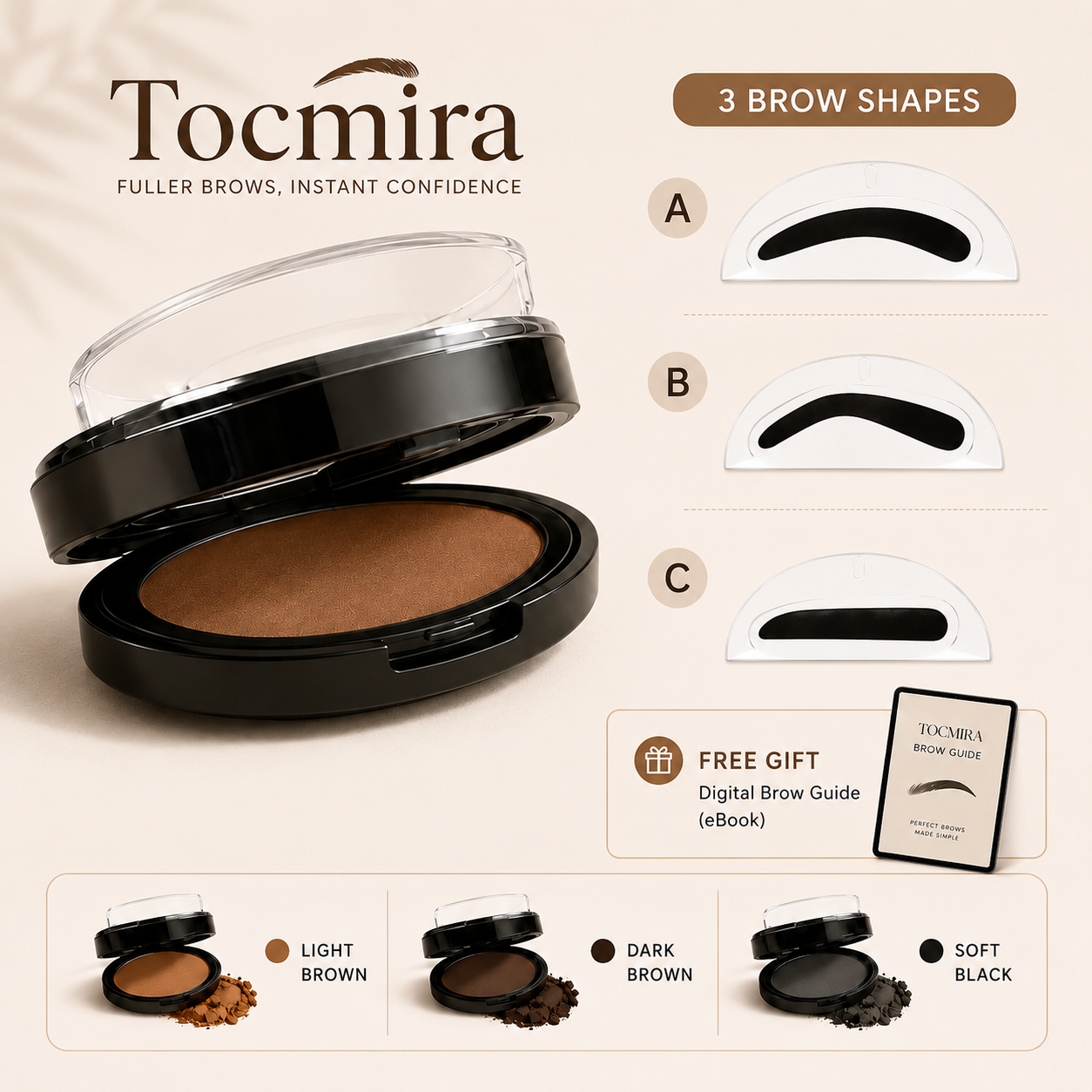 TOCMIRA™ - Perfect Eyebrows in 5 seconds